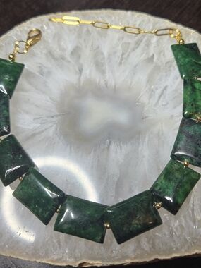 Emerald Green Jade Bracelet